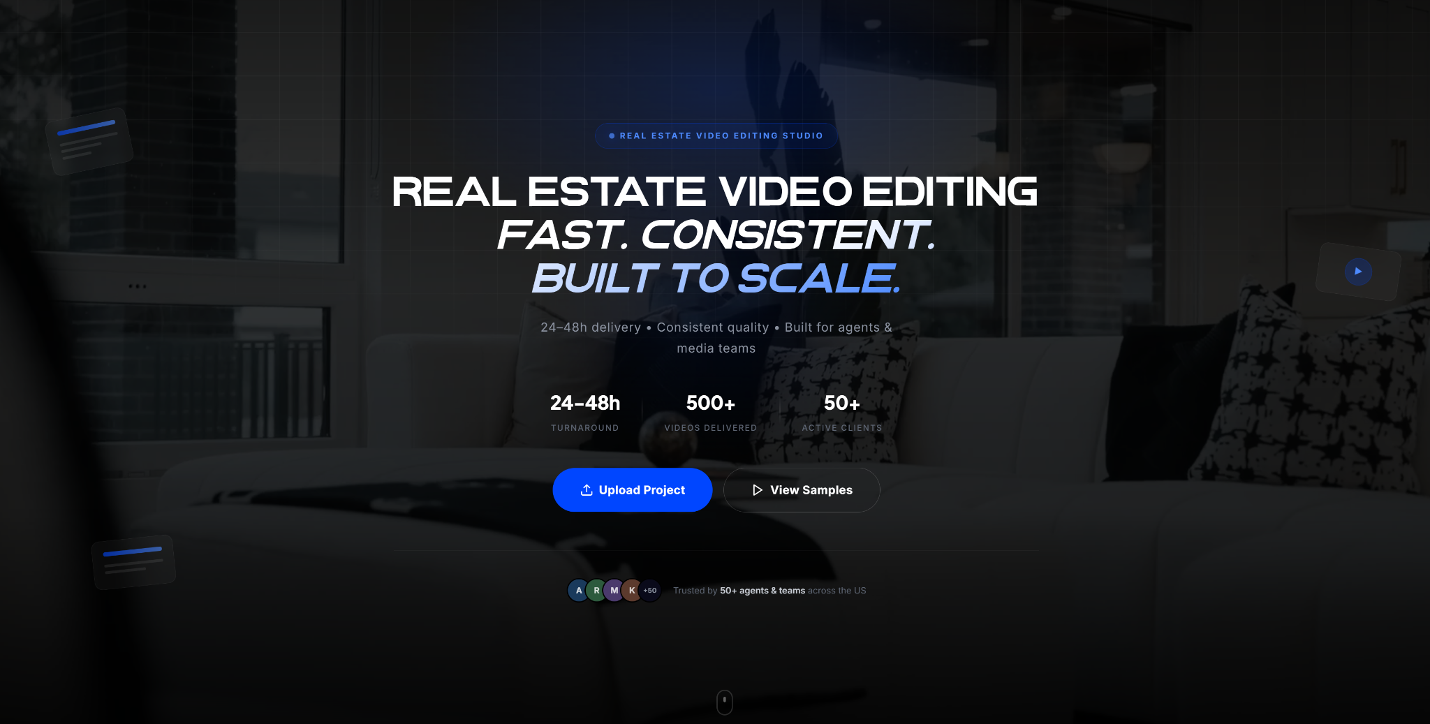 lctvisuals.com landing page